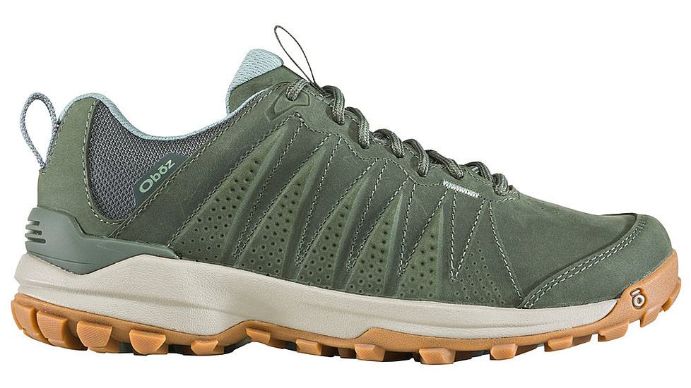 Oboz Sypes Low Leather B-DRY Hiking Shoes - Womens, Thyme, 5.5, Medium, 76102-Thyme-Medium-5.5