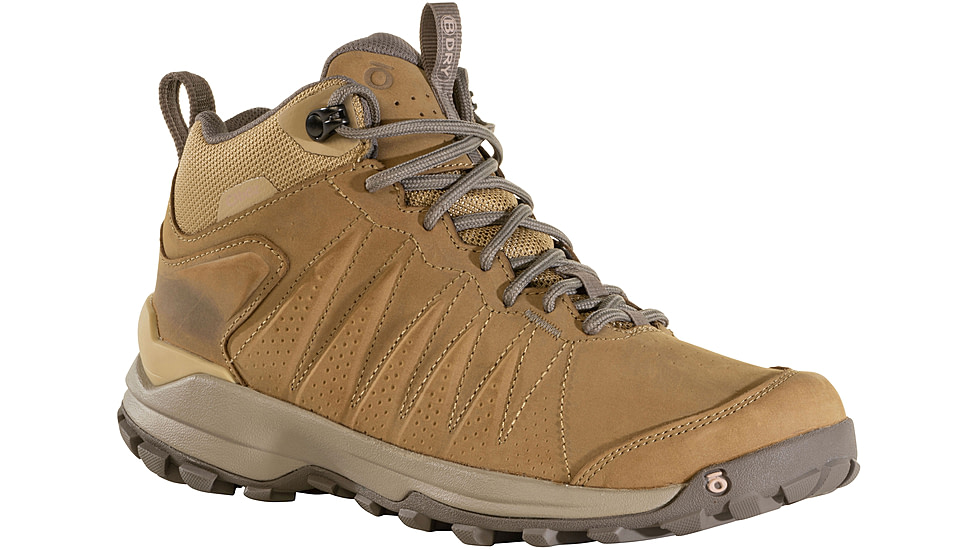Oboz Sypes Mid Leather B-Dry Hiking Shoes - Women's, Acorn, 7.5, 77102-Acorn-M-7.5