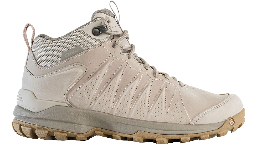 Oboz Sypes Mid Leather B-Dry Hiking Shoes - Womens, Snow Leopard, 7, 77102-Snow Leopard-Med-7