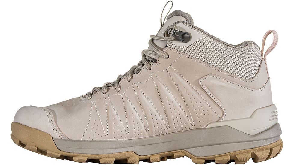 Oboz Sypes Mid Leather B-Dry Hiking Shoes - Womens, Snow Leopard, 7, 77102-Snow Leopard-Med-7