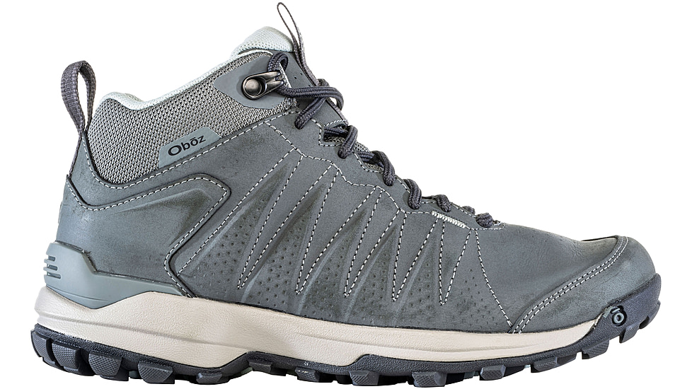 Oboz Sypes Mid Leather B-Dry Medium Hiking Shoes - Womens, Dark Sage, 8, 77102-Dark Sage-Medium-8