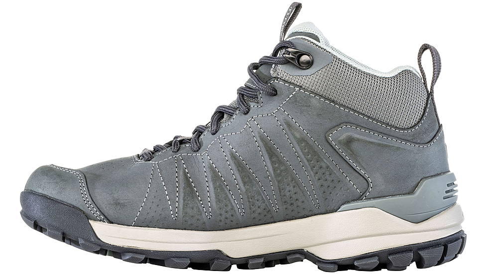 Oboz Sypes Mid Leather B-Dry Medium Hiking Shoes - Womens, Dark Sage, 8, 77102-Dark Sage-Medium-8