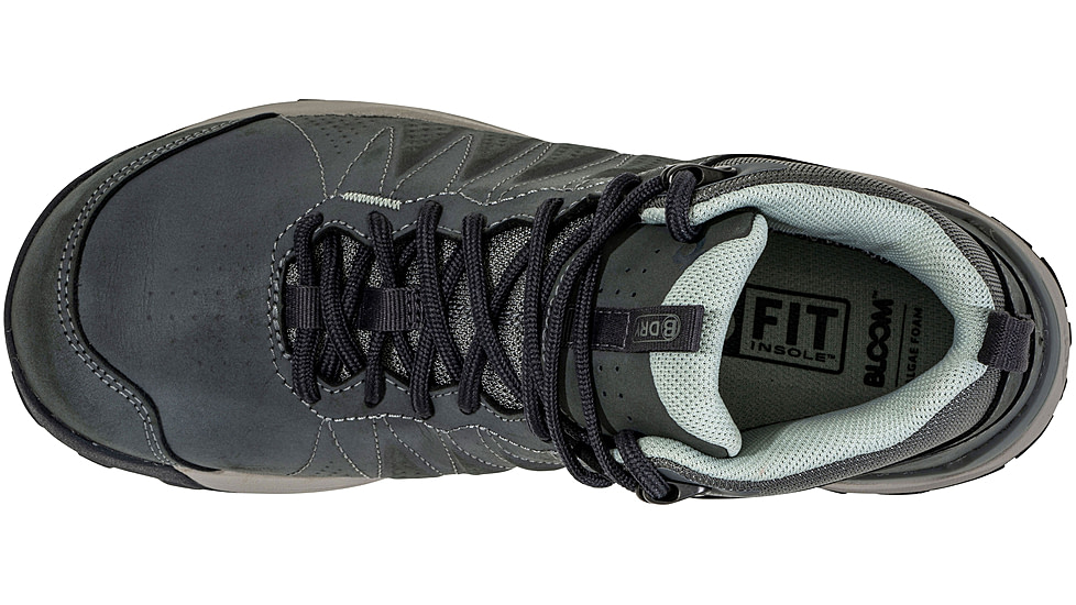 Oboz Sypes Mid Leather B-Dry Hiking Shoes - Women's, Dark Sage, 8, 77102-Dark Sage-M-8