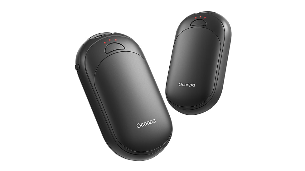 Ocoopa UT3 Liteplus Magnetic Rechargeable Hand Warmers, Black on Black, UT3053-BK-BK-Plus