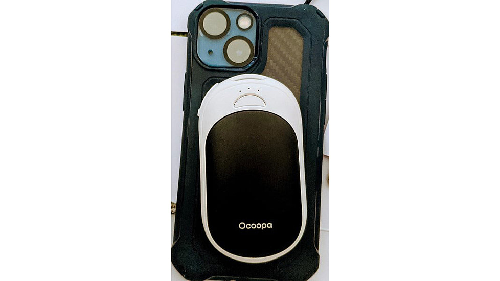 Ocoopa UT3 Liteplus Magnetic Rechargeable Hand Warmers, Black on White, UT3053-BK-WH-Plus