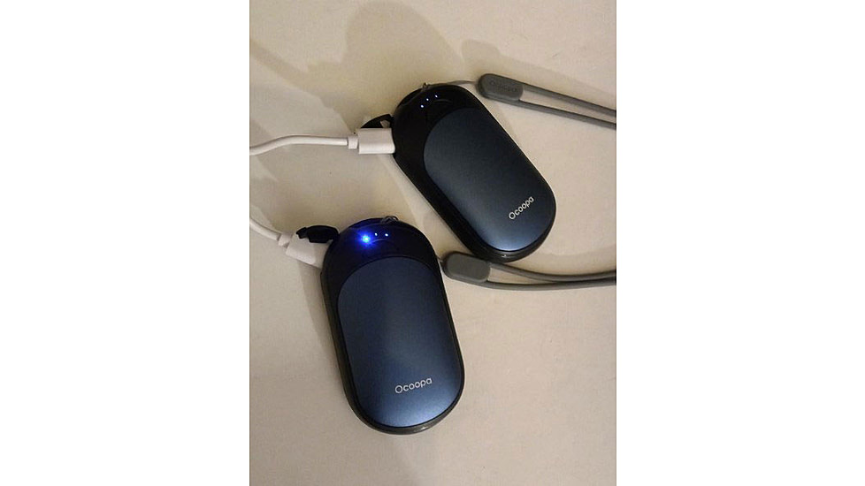 Ocoopa UT3 Liteplus Magnetic Rechargeable Hand Warmers, Blue on Black, UT3053-BU-BK-Plus