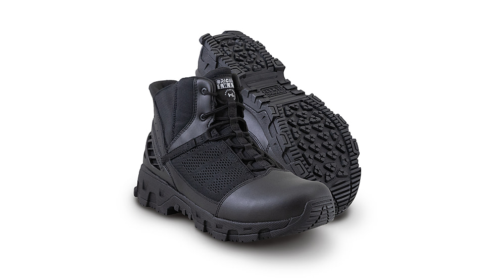 Original S.W.A.T. Alpha Freedom 6in Hands Free Safety Boot - Mens, Wide, Black, 15, 173801-W-150
