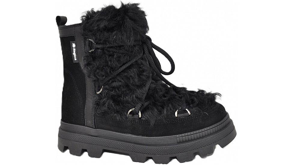 Oscar Sport Anet Short Curly Boots - Womens, Black, 6, 663914001046