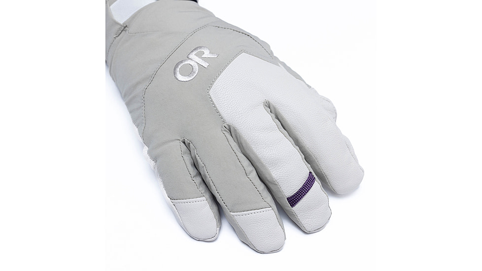 Outdoor Research Arete Modular Gore-Tex Gloves - Womens, Pro Khaki/Oyster, Small, 3221632800006