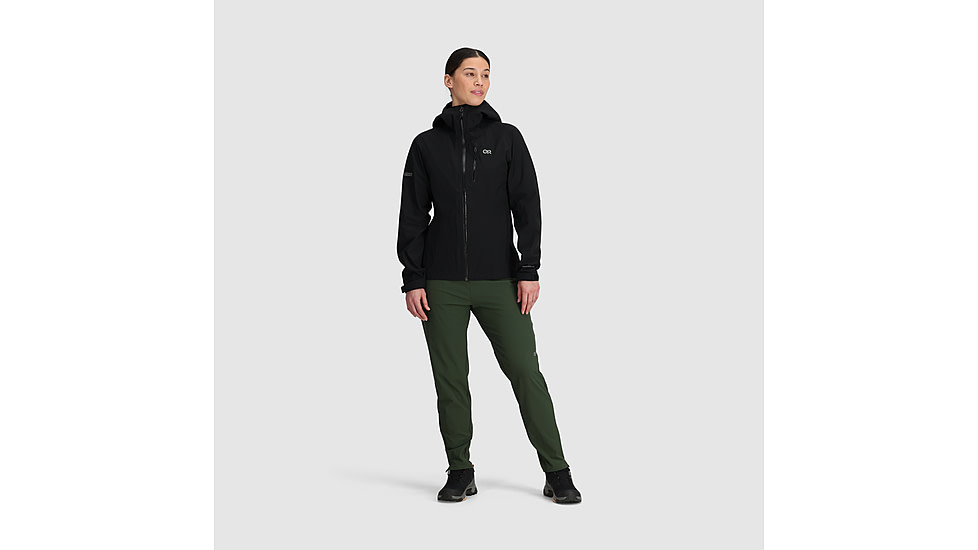 Outdoor Research Aspire 3L Jacket - Womens, Black, XS, 3221070001005