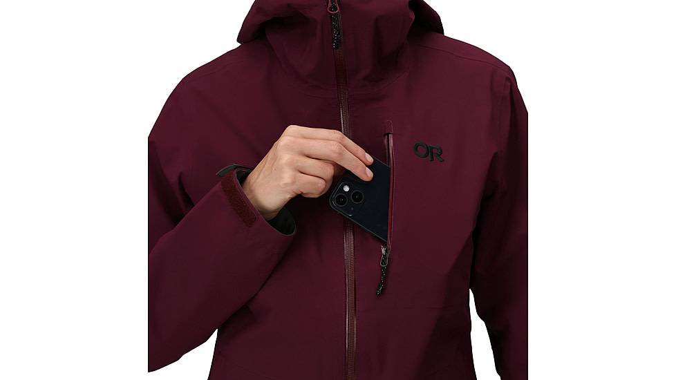 Outdoor Research Aspire 3L Jacket - Womens, Winterberry, Large, 3221072939008