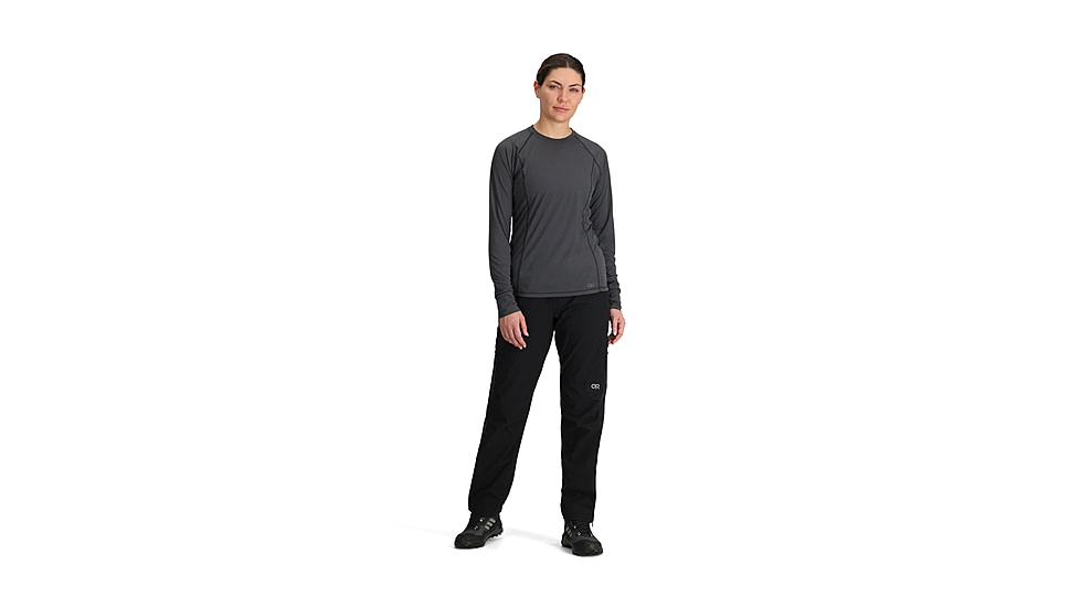 Outdoor Research Aspire 3L Pants - Womens, Black, Large, Regular, 3221090001-L-Reg