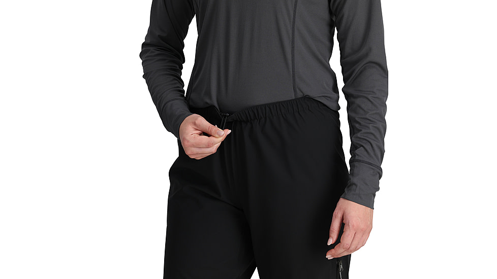 Outdoor Research Aspire 3L Pants - Womens, Black, Large, Regular, 3221090001-L-Reg