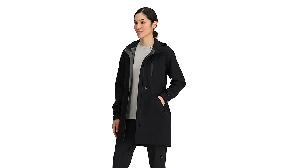 Outdoor Research Aspire 3L Trench - Womens, Black, Extra Large, 3221100001-XL