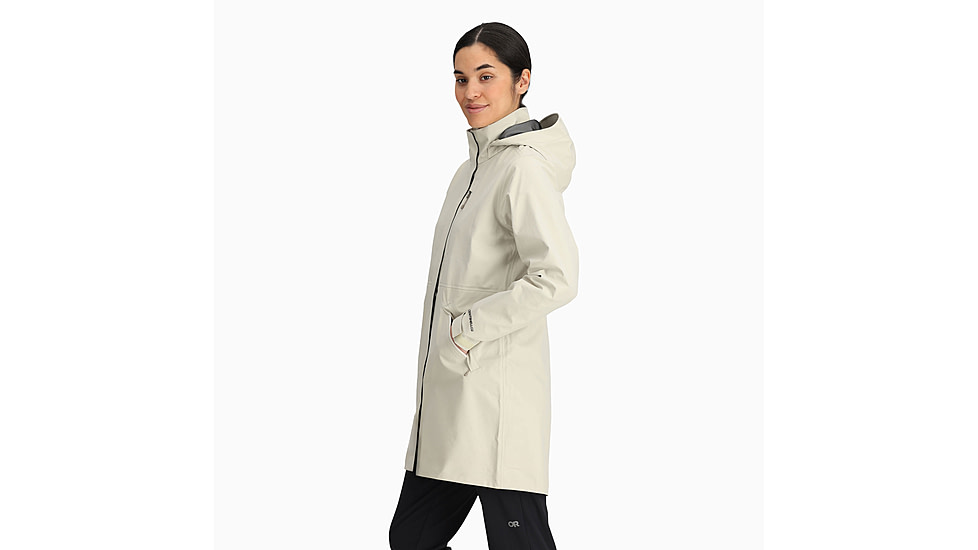 Outdoor Research Aspire 3L Trench - Womens, Oyster, Extra Small, 3221102652005