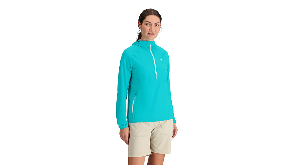Outdoor Research Astroman Air Sun Hoodie - Womens, Cortez, Small, 3008562648006