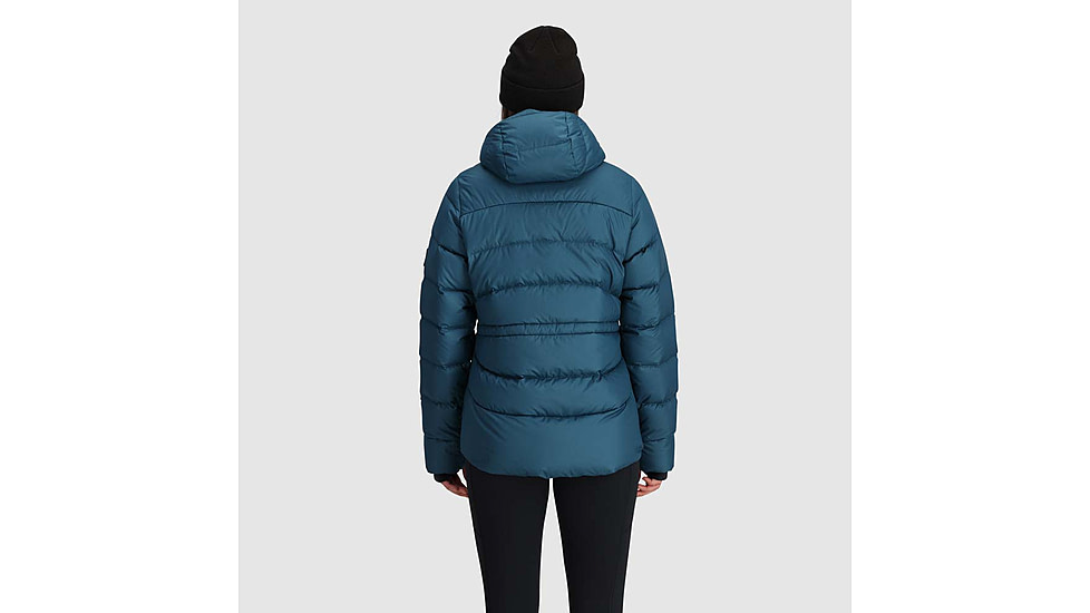 Outdoor Research Coldfront Down Hoodie - Womens, Harbor, Small, 2832022447006