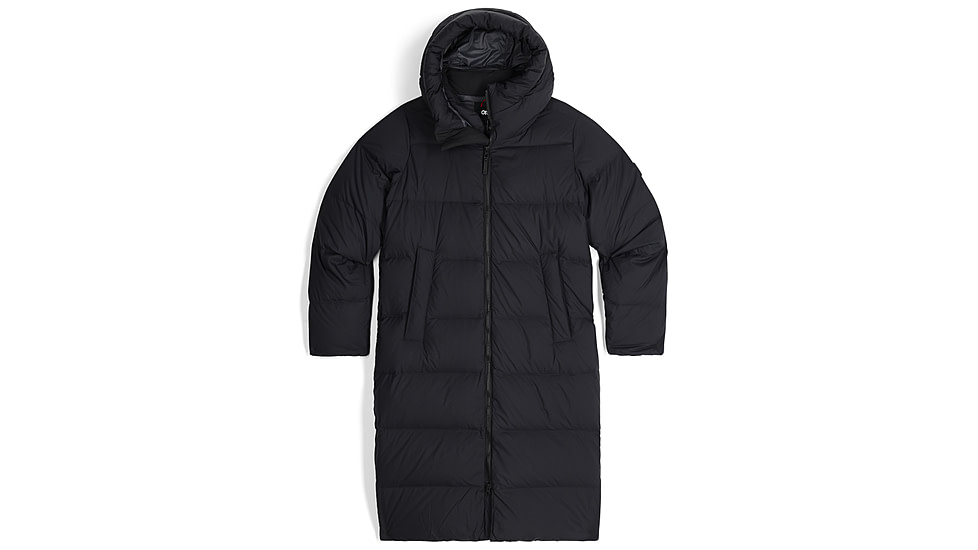 Outdoor Research Coze Down Parka - Womens, Solid Black, Extra Small, 2775891677005