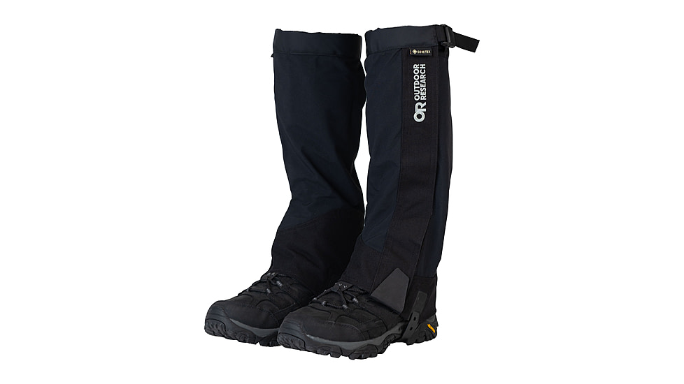 Outdoor Research Crocodile Gaiters - Womens, Black, Large, 3224810001-L