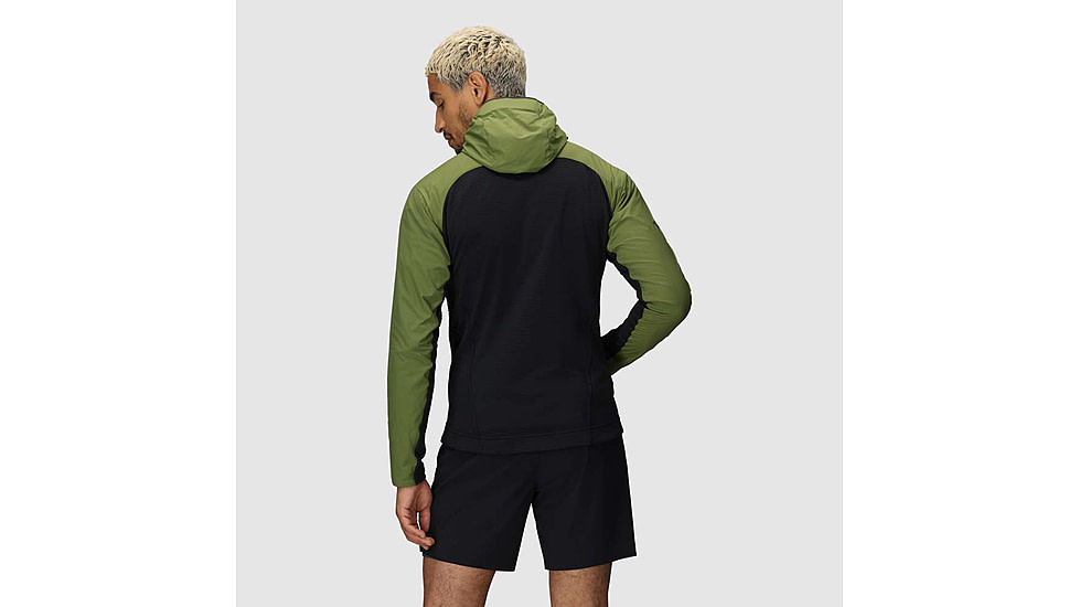 Outdoor Research Deviator Hoodie - Mens, Willow/Black, Large, 3004650749008