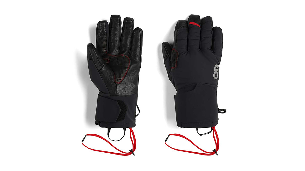 Outdoor Research Deviator Pro Gloves, Black, Large, 3005460001008