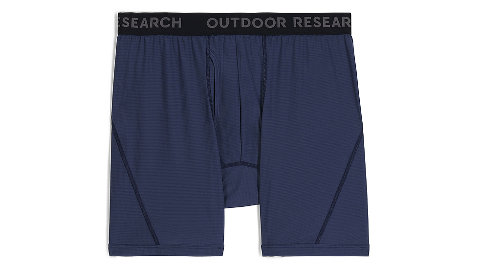 Outdoor Research Echo Boxer Briefs- Mens, Naval Blue, Small, 2876301289006