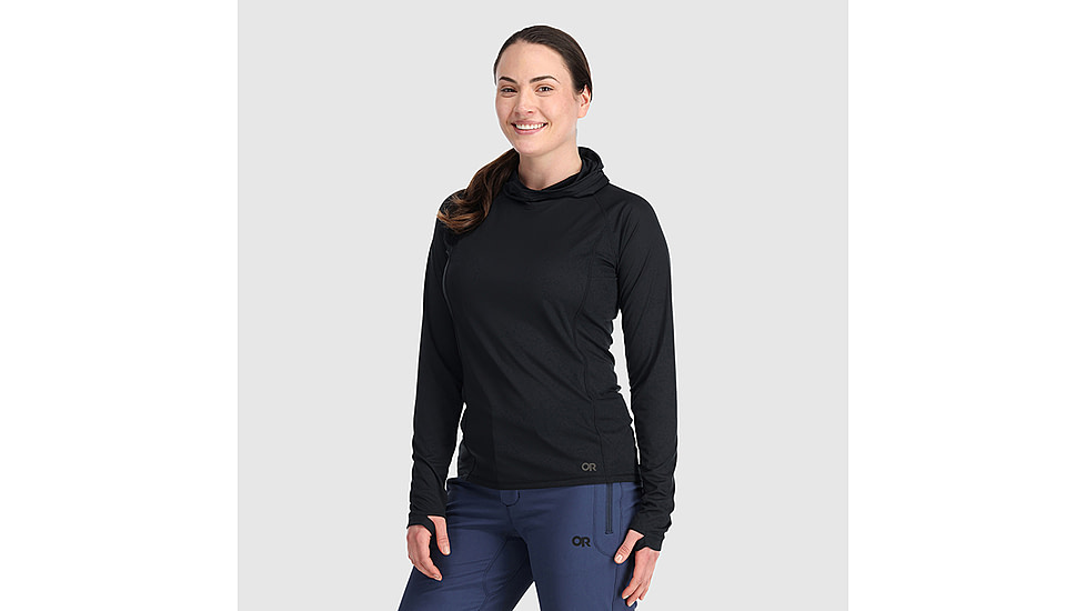 Outdoor Research Echo Hoodie - Womens, Black, S, 2876550001006
