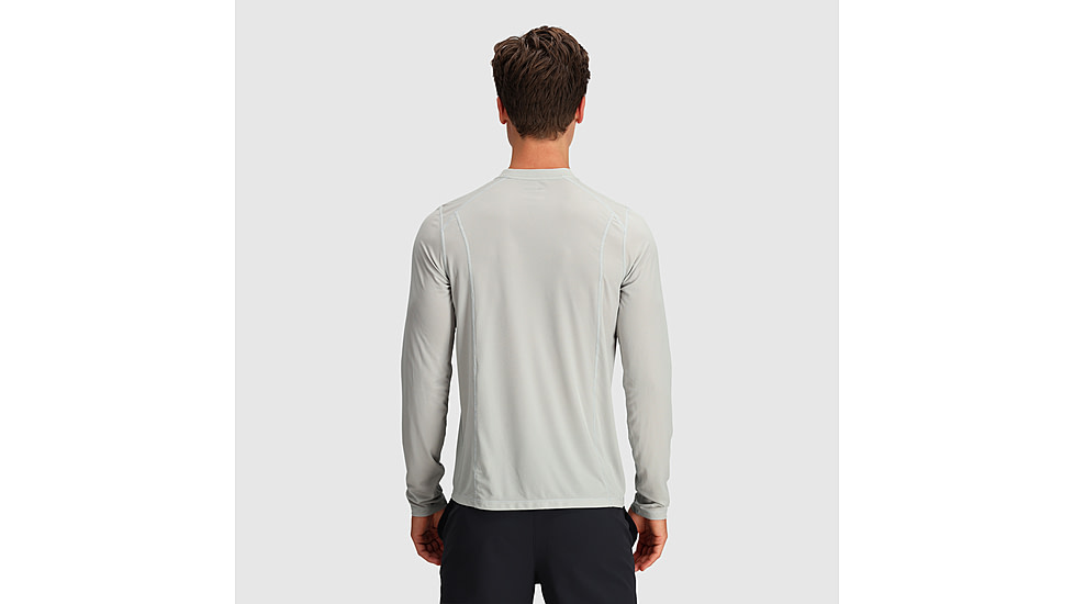 Outdoor Research Echo L/S Tee - Mens, Pebble, L, 2876271569008