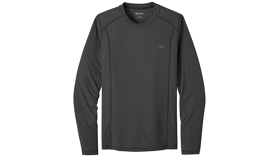 Outdoor Research Echo L/S Tee - Mens, Storm, M, 2876271288007