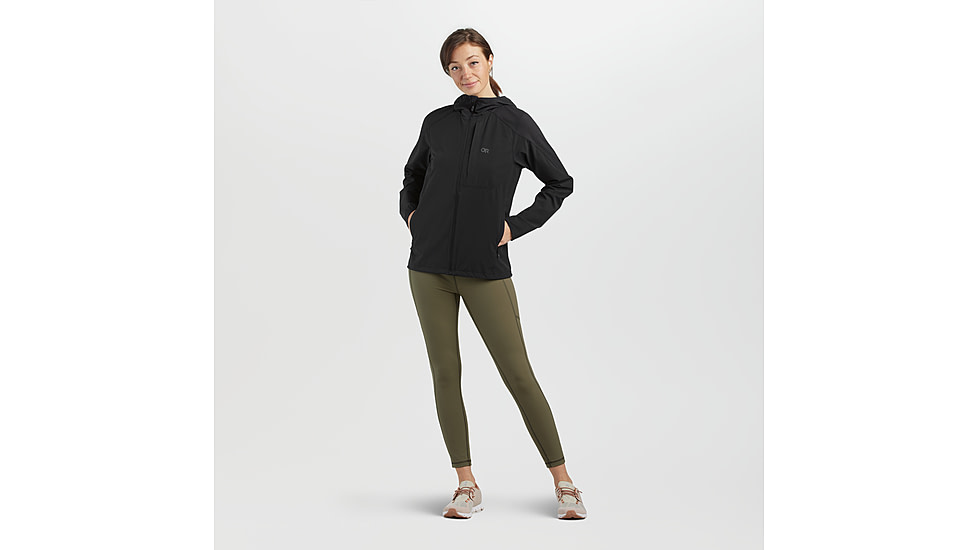 Outdoor Research Ferrosi Hoodie - Womens, Black, 2XL, 2876240001010