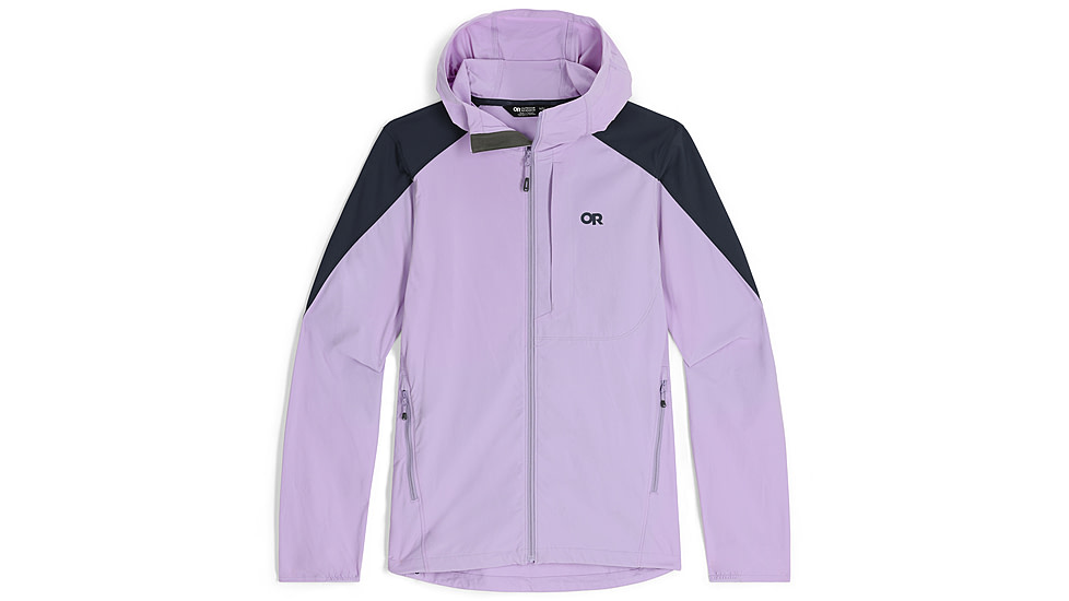 Outdoor Research Ferrosi Hoodie - Womens, Lavender/Naval Blue, L, 2876242364008