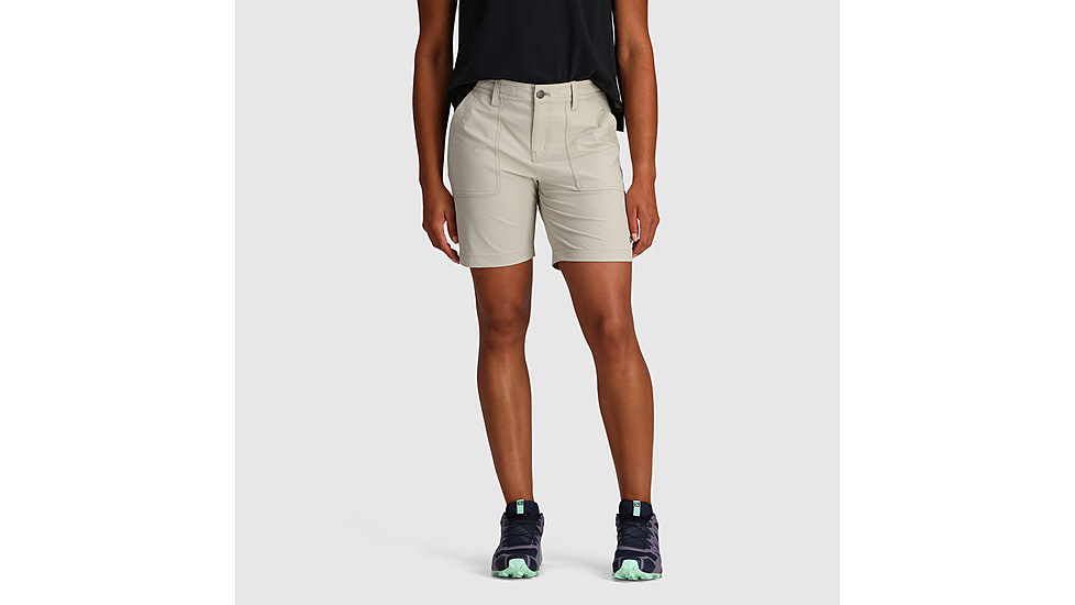 Outdoor Research Ferrosi Shorts - Womens, 7in Inseam, Dark Sand, 6, 2876732287295