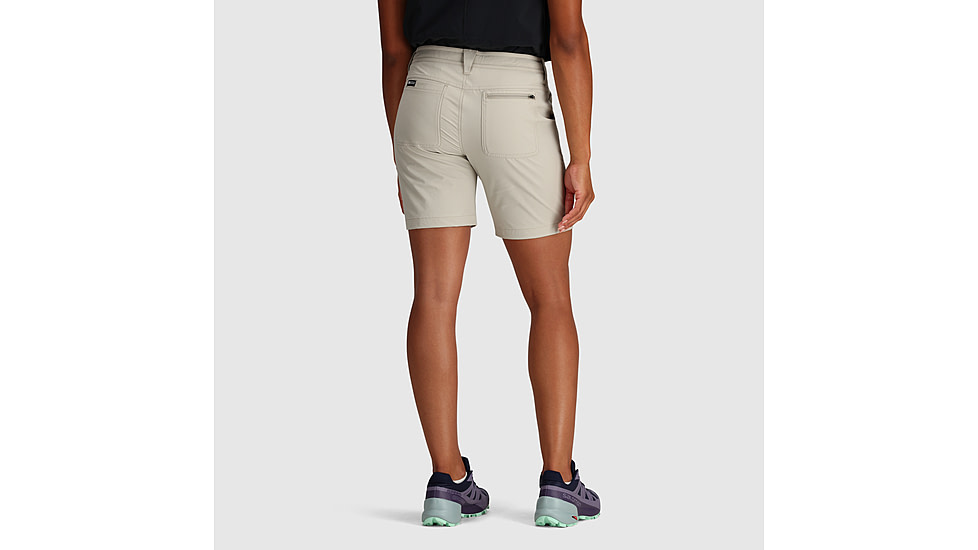Outdoor Research Ferrosi Shorts - Womens, 7in Inseam, Dark Sand, 6, 2876732287295