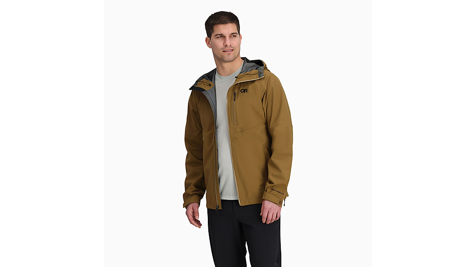 Outdoor Research Foray 3L Jacket - Mens, Coyote, Small, 3220880014006