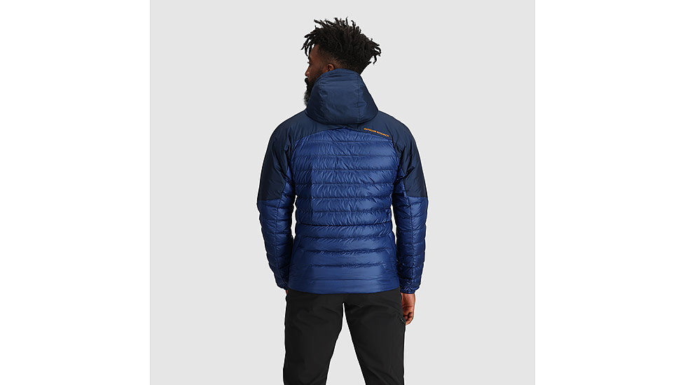 Outdoor Research Helium Down Hoodie Jacket - Mens, Cenote, L, 2775722650008