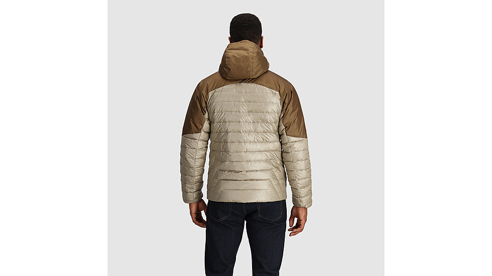 Outdoor Research Helium Down Hoodie - Mens, Pro Khaki/Coyote, Small, 2775722545006
