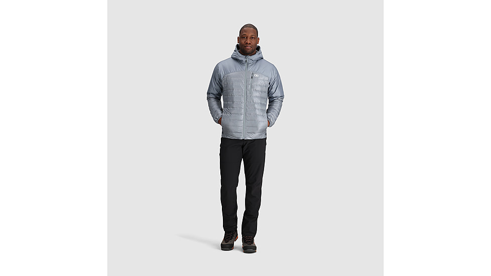 Outdoor Research Helium Down Hoodie - Mens, Slate, Small, 2775720930006