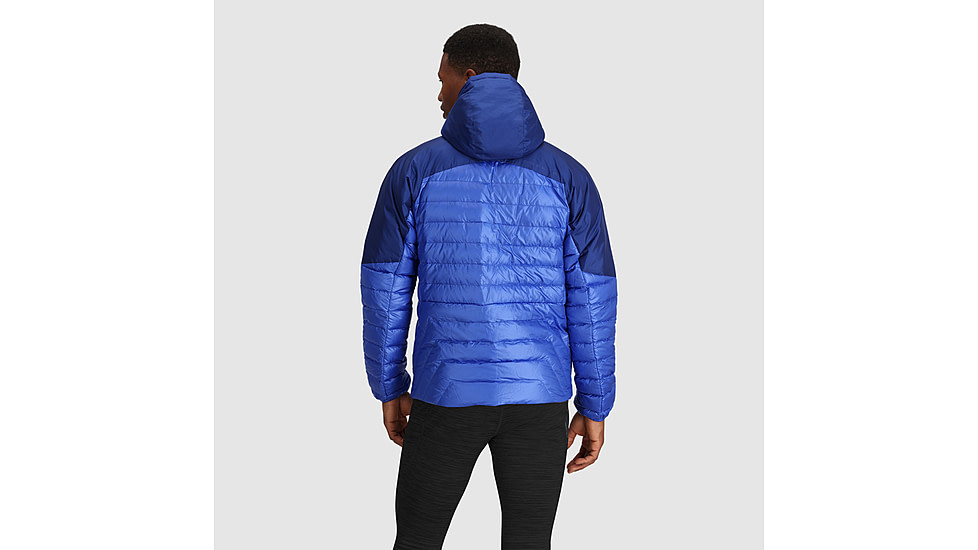 Outdoor Research Helium Down Hoodie - Mens, Topaz/Galaxy, Medium, 2775722568007