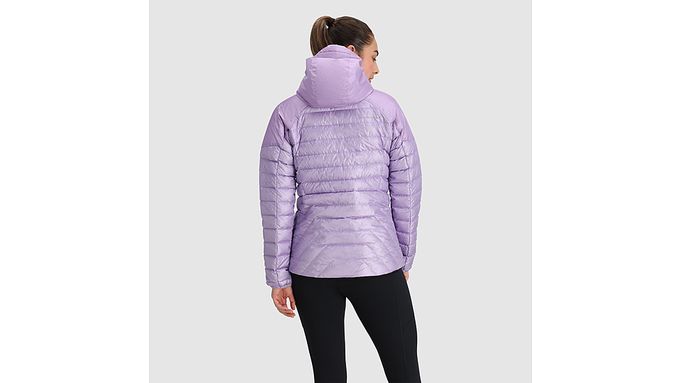 Outdoor Research Helium Down Hoodie - Womens, Lavender, Medium, 2775910320007