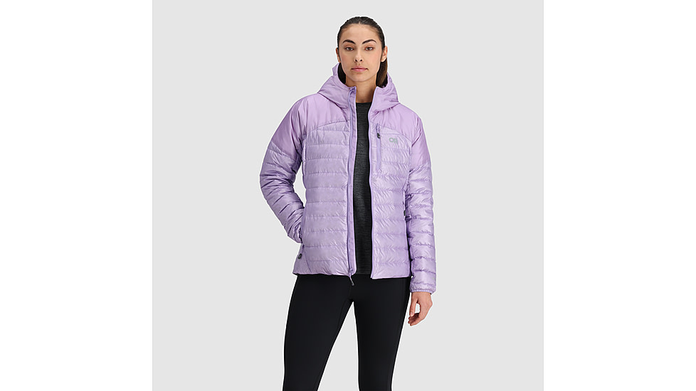 Outdoor Research Helium Down Hoodie - Womens, Lavender, Medium, 2775910320007