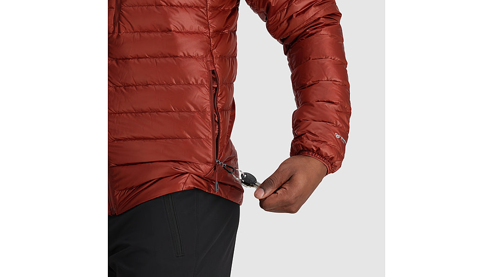 Outdoor Research Helium Down Jacket - Mens, Brick, Large, 2775730465008