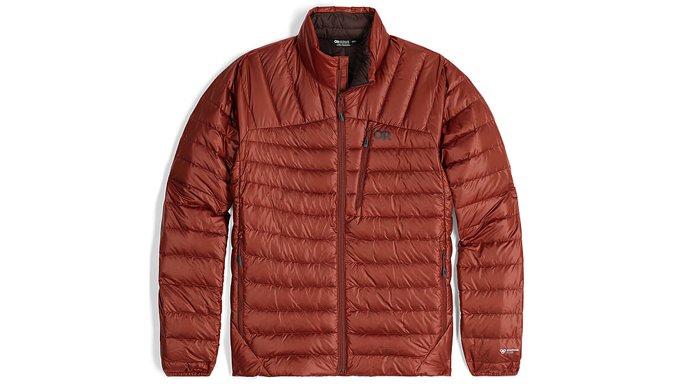 Outdoor Research Helium Down Jacket - Mens, Brick, Large, 2775730465008