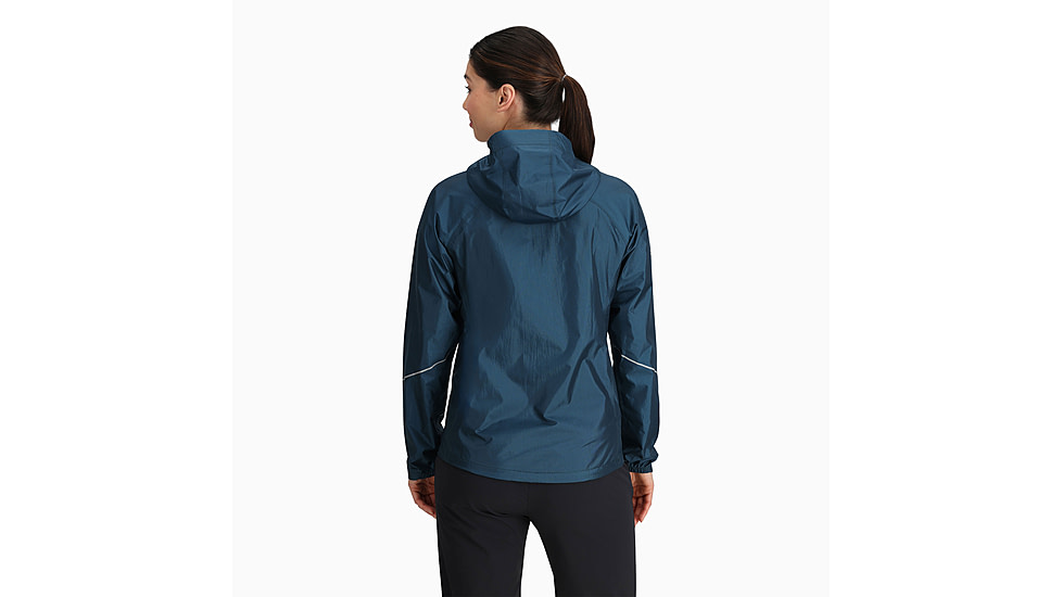 Outdoor Research Helium Rain Jacket - Womens, Harbor, Small, 3224052447006
