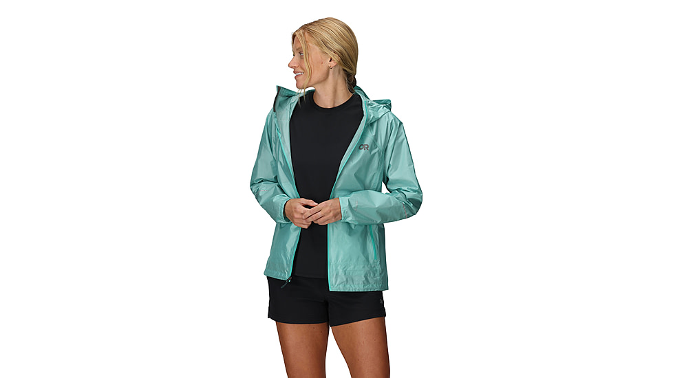 Outdoor Research Helium Rain Jacket - Womens, Maldives, Medium, 3224052856-M