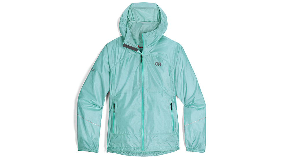 Outdoor Research Helium Rain Jacket - Womens, Maldives, Medium, 3224052856-M