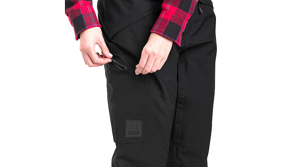 Outdoor Research MT Baker Storm Bibs - Womens, Black, Extra Small, 2832100001005