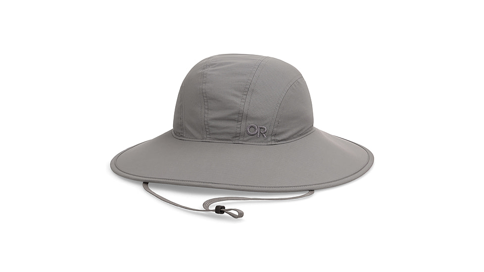 Outdoor Research Oasis Sun Hat - Womens, Solid Pewter, Large, 2643882979-L