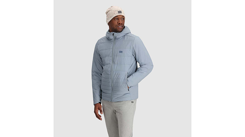 Outdoor Research Shadow Insulated Hoodie - Mens, Slate, Extra Large, 2831850930009