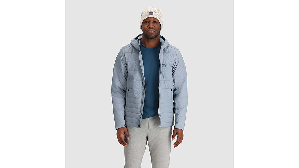 Outdoor Research Shadow Insulated Hoodie - Mens, Slate, Extra Large, 2831850930009