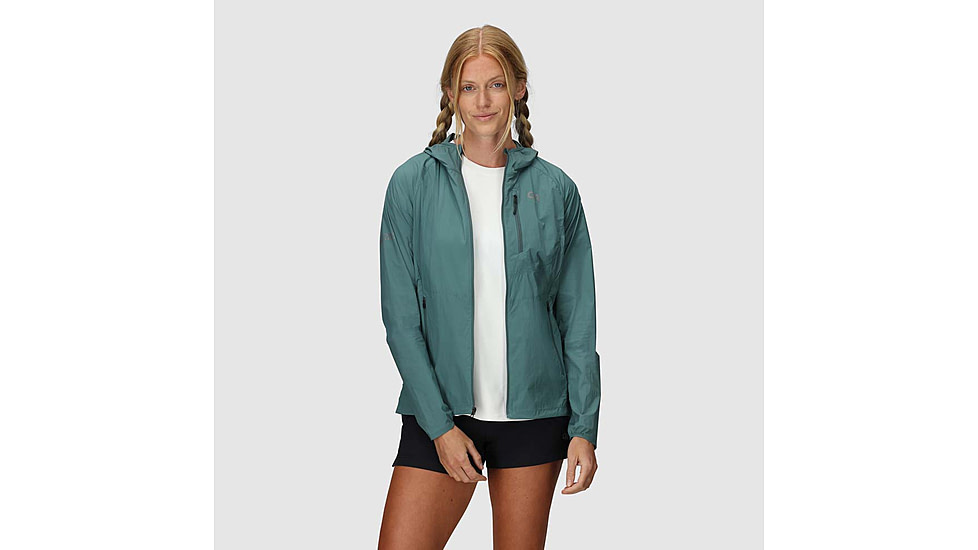 Outdoor Research Shadow Wind Hoodie - Womens, Neptune, Small, 3009000730006